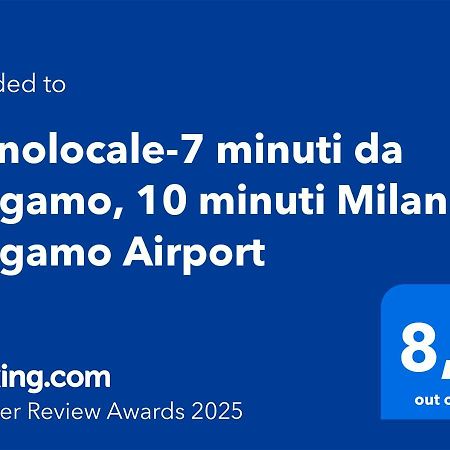 Monolocale-7 Minuti Da Bergamo, 10 Minuti Milan Bergamo Airport Apartment Gorle Luaran gambar