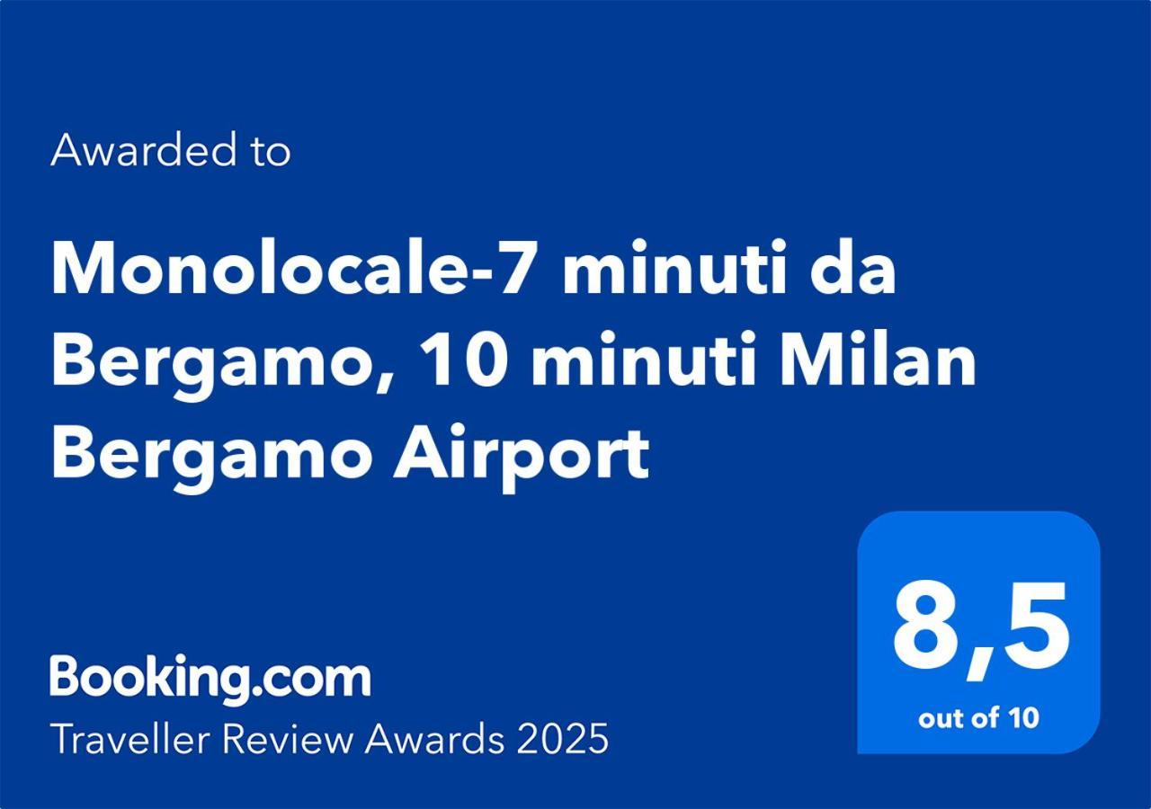 Monolocale-7 Minuti Da Bergamo, 10 Minuti Milan Bergamo Airport Apartment Gorle Luaran gambar